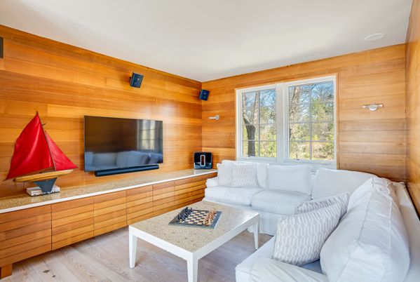 Interior, Living room, Wood Texture Flooring, Wooden Walls