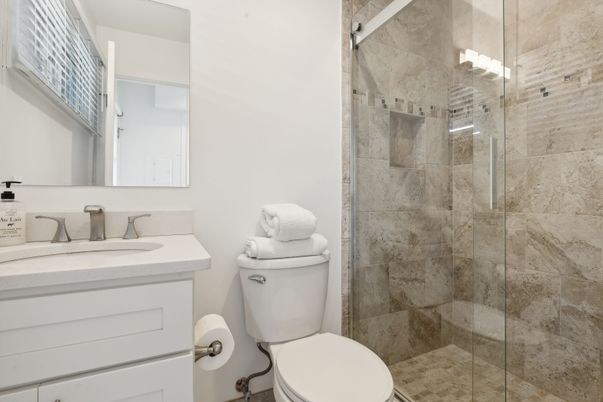 Bathroom, Glass Shower, Interior