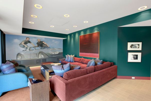 Interior, Living room, Recessed Lighting