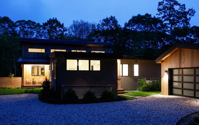 Detached Garage, Exterior, Facade, Modern