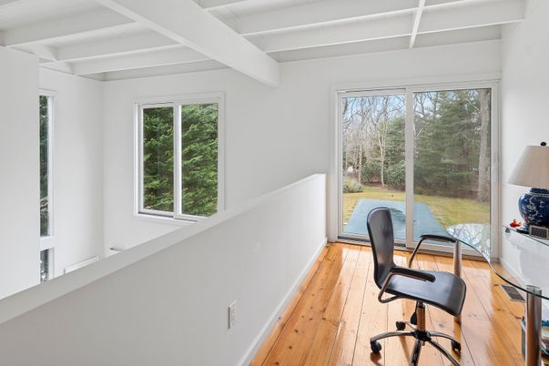 Home Office, Interior, Wood Texture Flooring