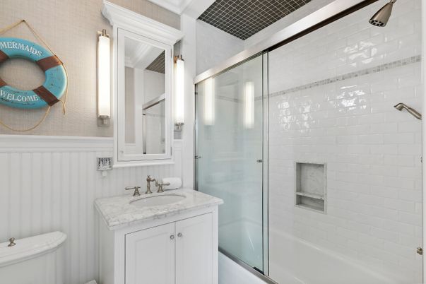 Bathroom, Glass Shower, Interior