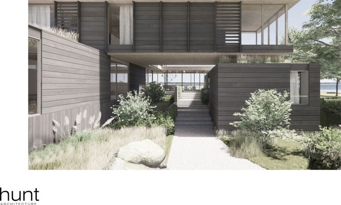 Exterior, Facade, Modern