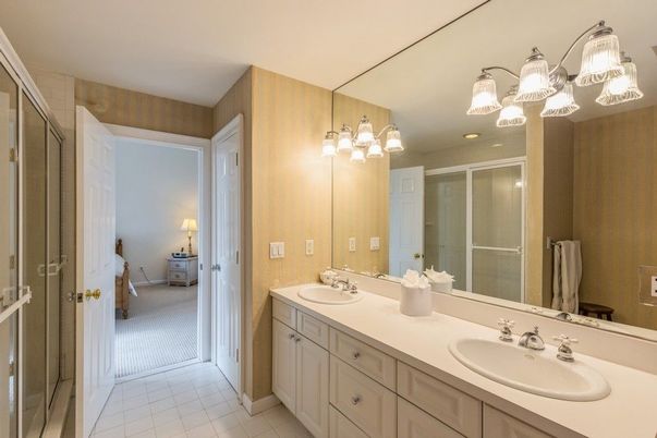 Bathroom, Dual Sink Vanities, Glass Shower, Interior