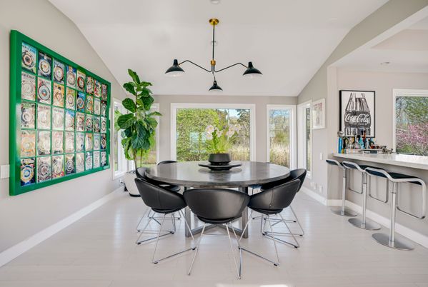 Dining room, Interior, Wood Texture Flooring