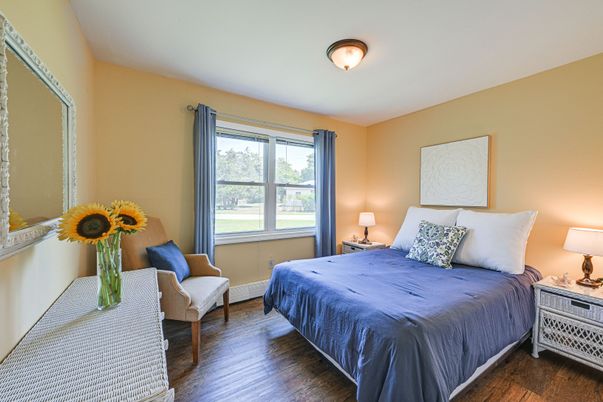 Bedroom, Interior, Wood Texture Flooring