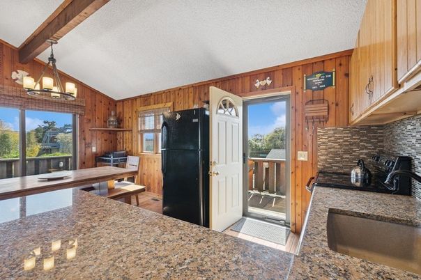Chandelier, Interior, Kitchen, Wooden Walls