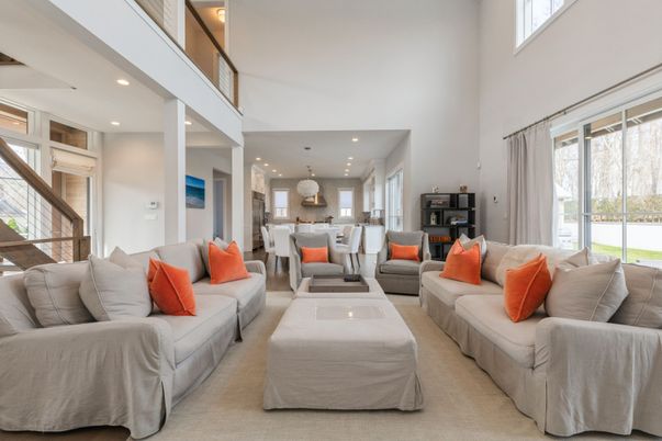 Interior, Kitchen, Living room, Pendant Lights, Recessed Lighting