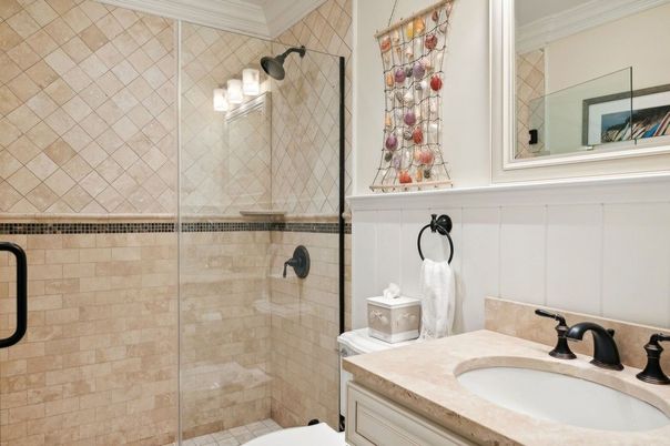 Bathroom, Glass Shower, Interior
