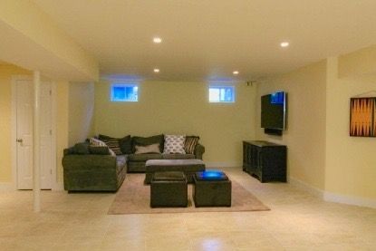 Interior, Living room, Recessed Lighting