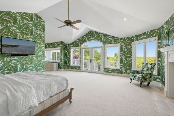 Bedroom, Fireplace, Interior, Recessed Lighting