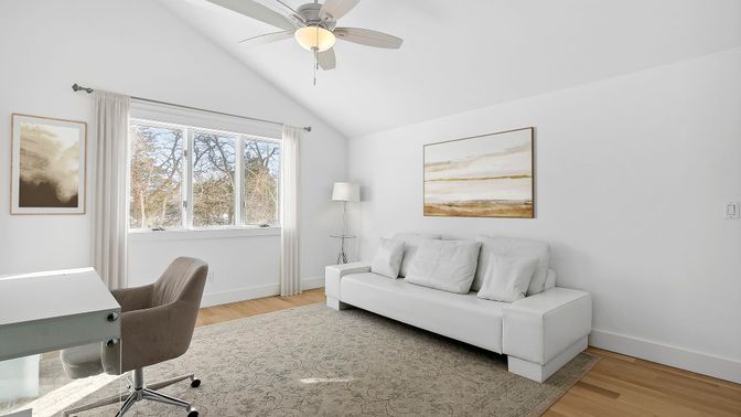 Home Office, Interior, Wood Texture Flooring