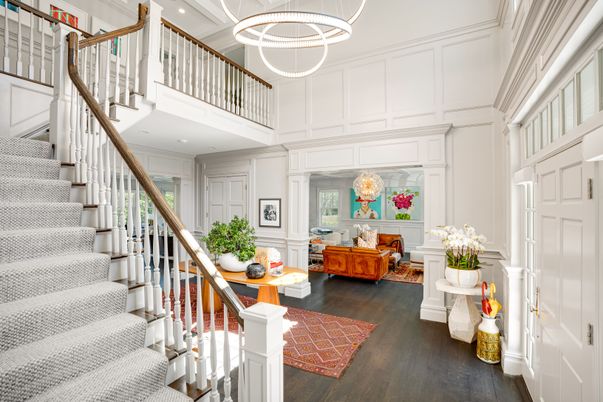 Interior, Pendant Lights, Recessed Lighting, Wood Texture Flooring