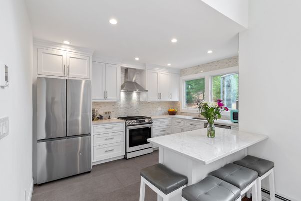Interior, Kitchen, Recessed Lighting, Stainless Steel Appliances