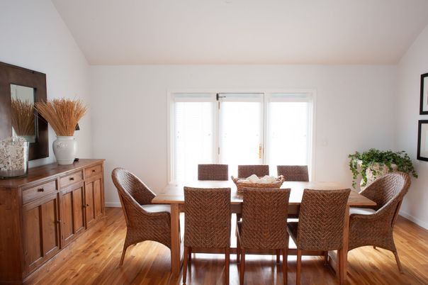Dining room, Interior, Wood Texture Flooring