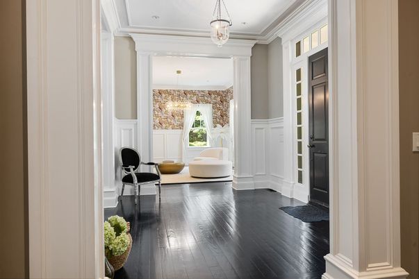 Chandelier, Interior, Pendant Lights, Wood Texture Flooring