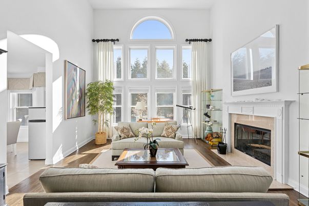 Fireplace, Interior, Living room, Wood Texture Flooring