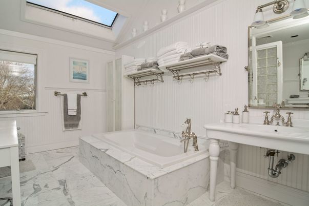 Bathroom, Dual Sink Vanities, Interior, Marble