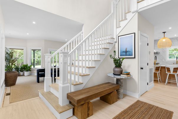 Interior, Pendant Lights, Recessed Lighting, Wood Texture Flooring