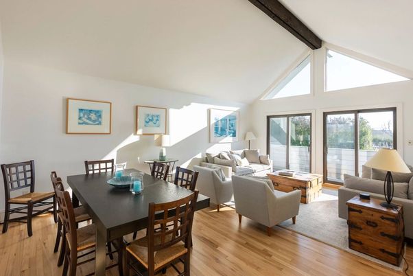 Dining room, Interior, Living room, Wooden Beams, Wood Texture Flooring