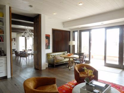 Chandelier, Dining room, Interior, Living room, Recessed Lighting, Wood Texture Flooring