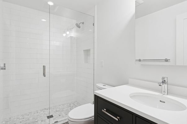 Bathroom, Glass Shower, Interior