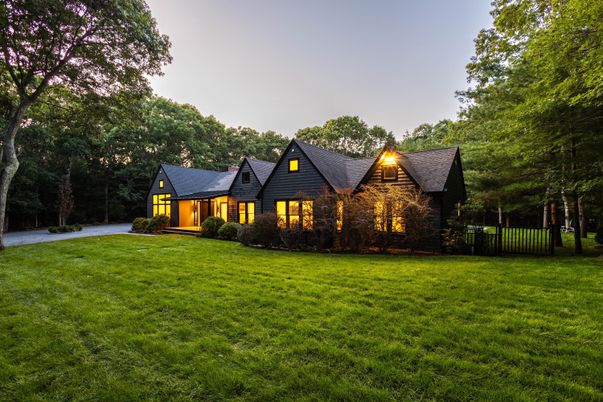 Backyard, Exterior, Facade, Tudor Revival