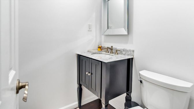 Bathroom, Interior, Wood Texture Flooring