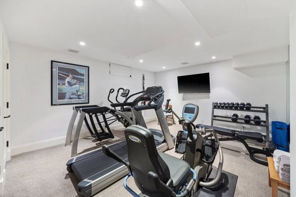 Fitness Equipment, Interior, Recessed Lighting