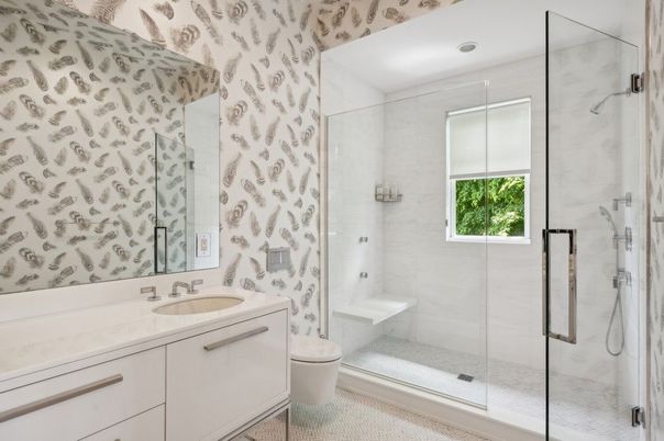Bathroom, Glass Shower, Interior