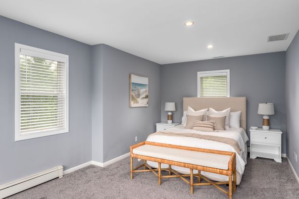 Bedroom, Interior, Recessed Lighting