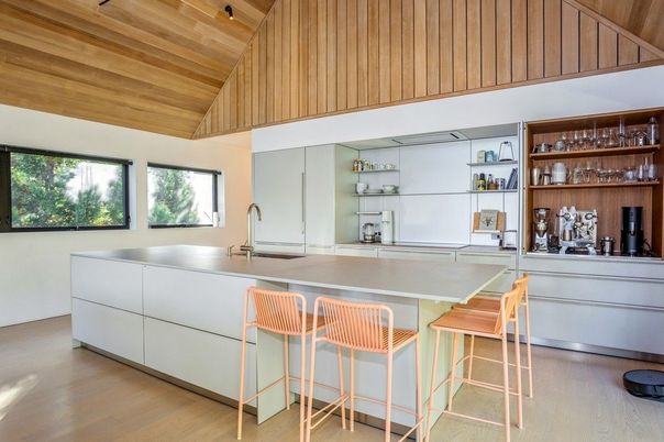 Interior, Kitchen, Wooden Ceilings, Wood Texture Flooring