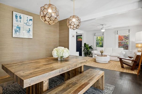 Chandelier, Dining room, Interior, Living room, Pendant Lights, Wood Texture Flooring