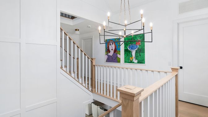 Chandelier, Interior, Pendant Lights, Wood Texture Flooring