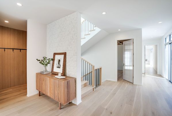 Interior, Recessed Lighting, Wood Texture Flooring