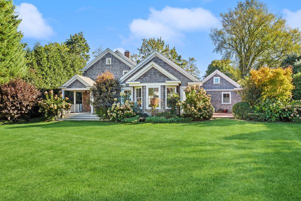 Backyard, Exterior, Facade, Brick Traditional