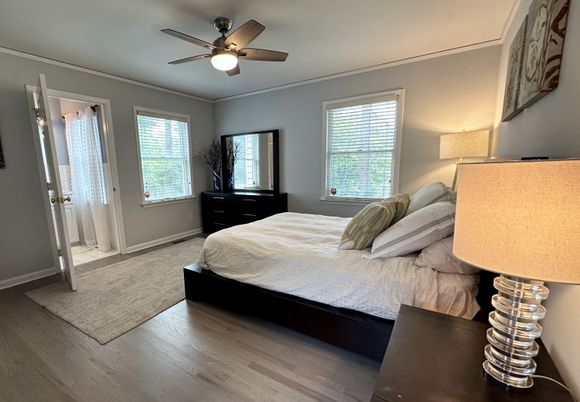 Bedroom, Interior, Wood Texture Flooring
