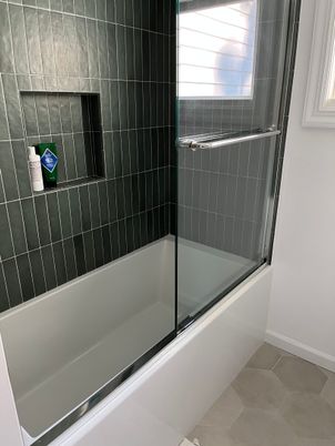 Bathroom, Glass Shower, Interior