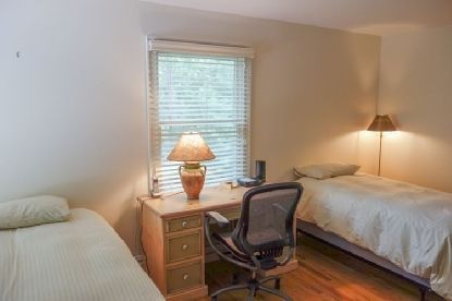 Bedroom, Home Office, Interior, Wood Texture Flooring