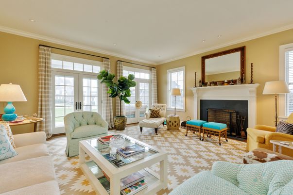 Fireplace, Interior, Living room, Recessed Lighting