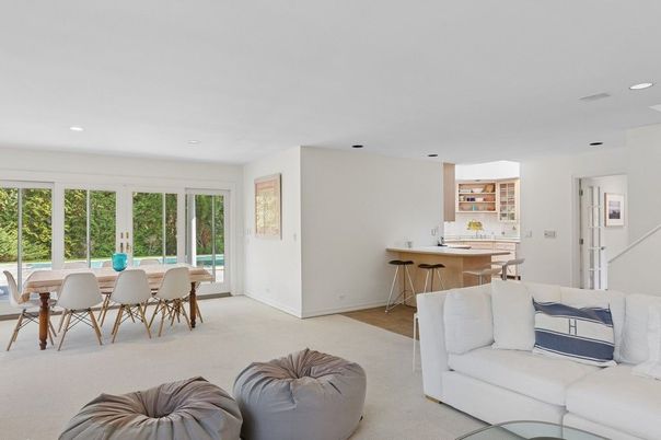 Dining room, Interior, Living room, Recessed Lighting