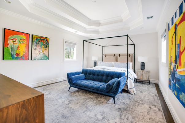 Bedroom, Interior, Recessed Lighting
