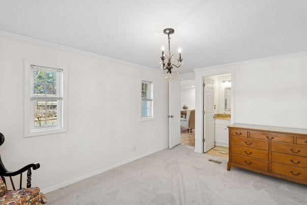 Chandelier, Empty room, Interior