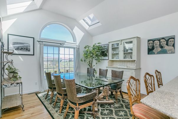 Dining room, Interior, Wood Texture Flooring