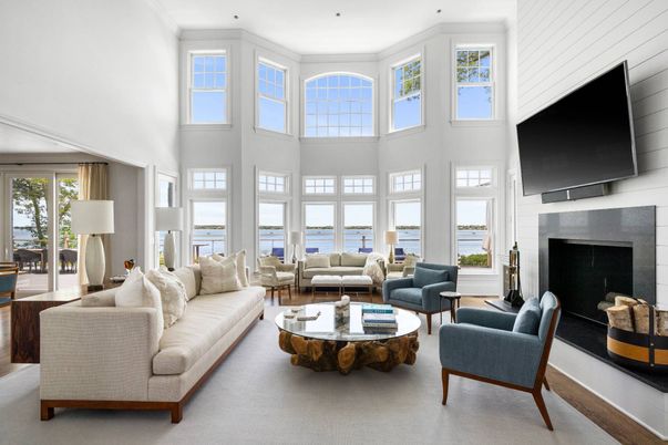 Fireplace, Interior, Living room, Water