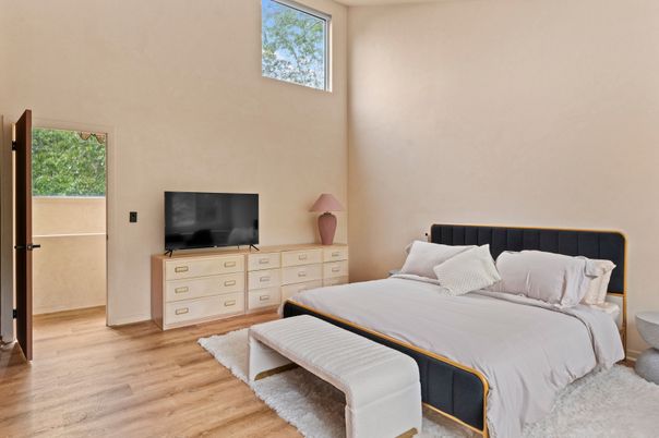 Bedroom, Interior, Wood Texture Flooring