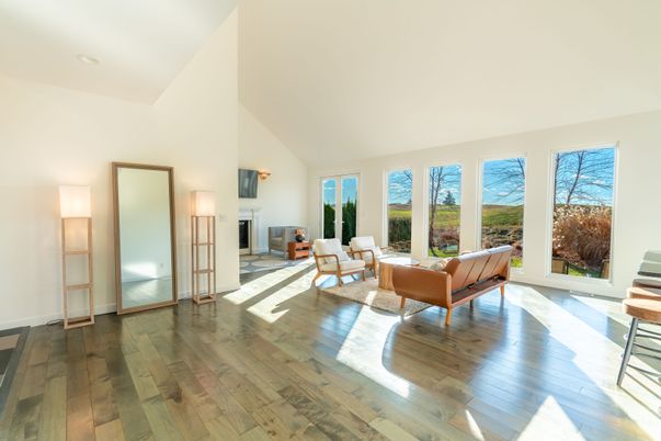 Fireplace, Interior, Living room, Wood Texture Flooring
