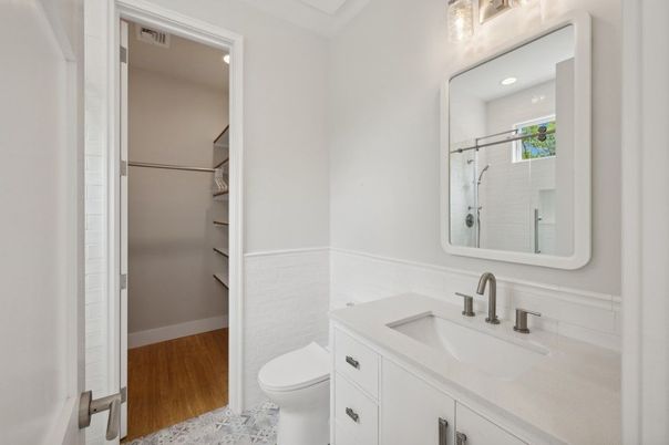 Bathroom, Interior, Wood Texture Flooring