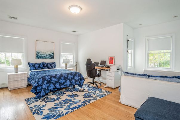 Bedroom, Home Office, Interior, Wood Texture Flooring