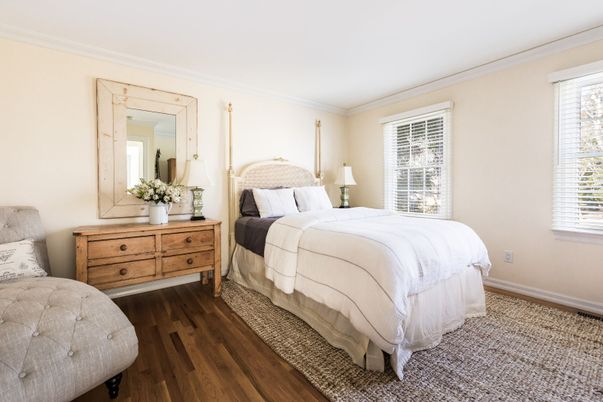Bedroom, Interior, Wood Texture Flooring